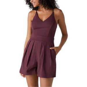 Halara Breezeful™ Pocket Quick Dry Slip Romper Size Small